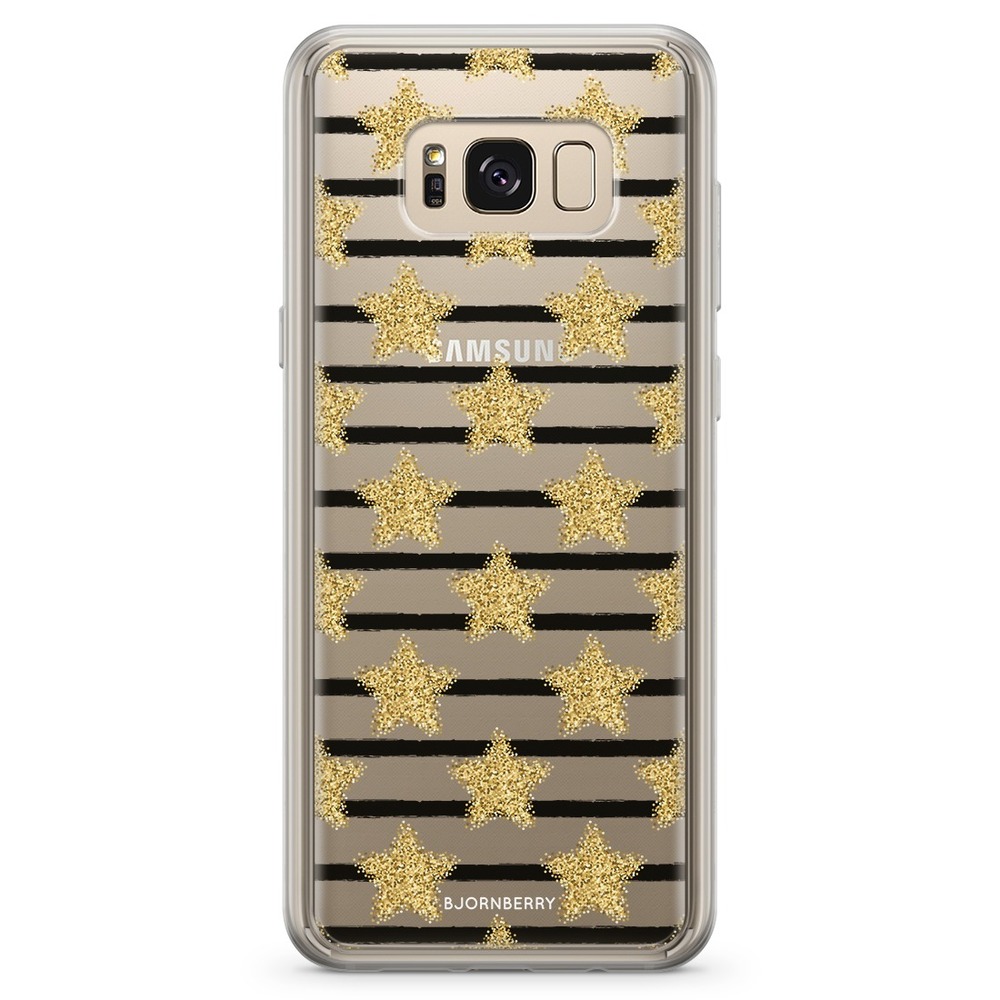 Samsung Galaxy S8 Plus Fashion Skal - Guldstjärnor