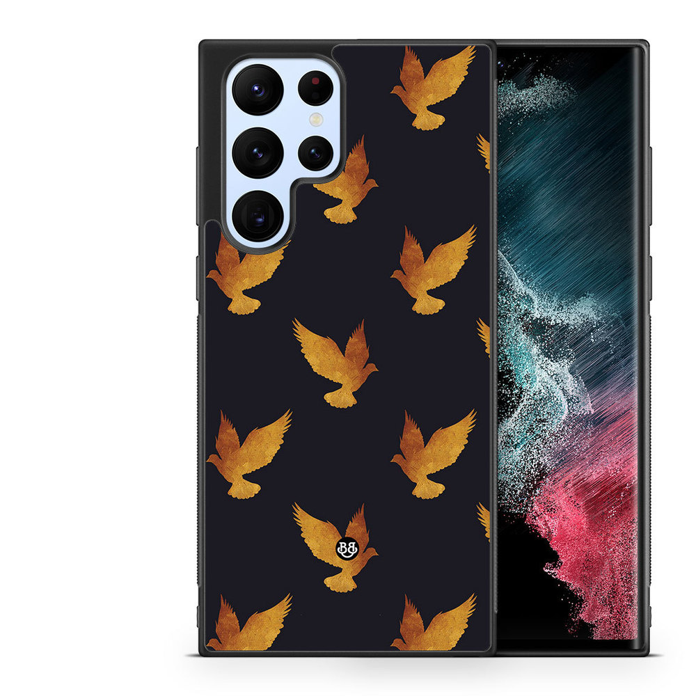 Samsung Galaxy S23 Ultra 5G Case - Golden Doves