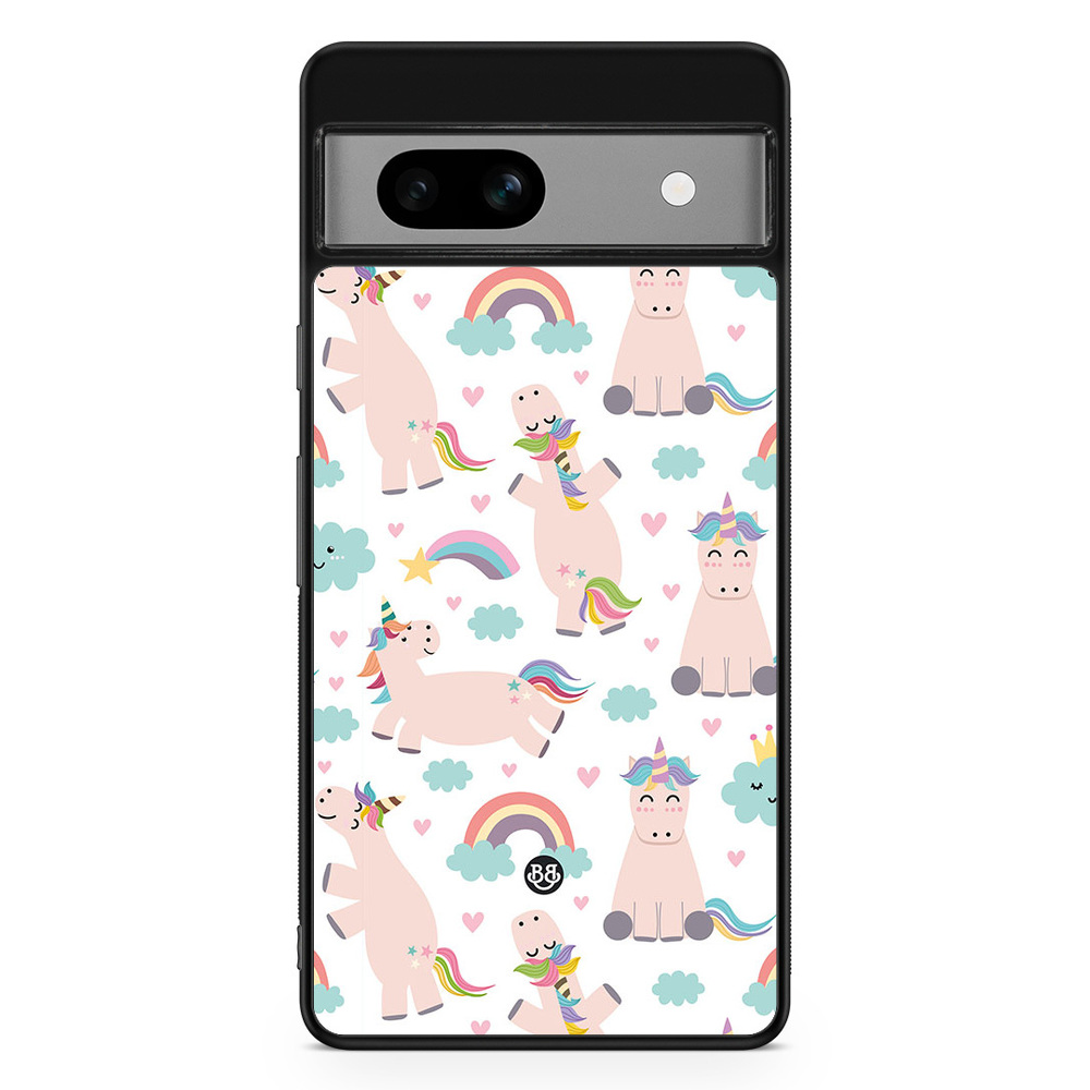 Google Pixel 7a Case - Unicorns