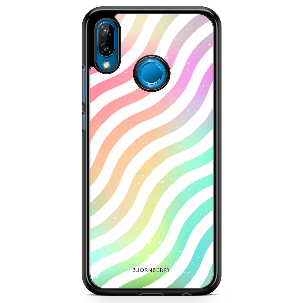 Huawei P20 Lite Case - Wavy Rainbow