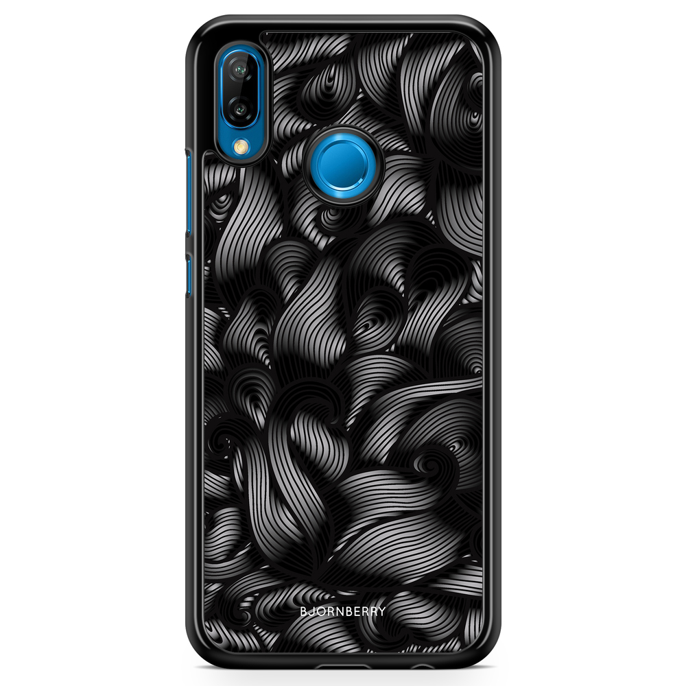 Huawei P20 Lite Case - Black Waves
