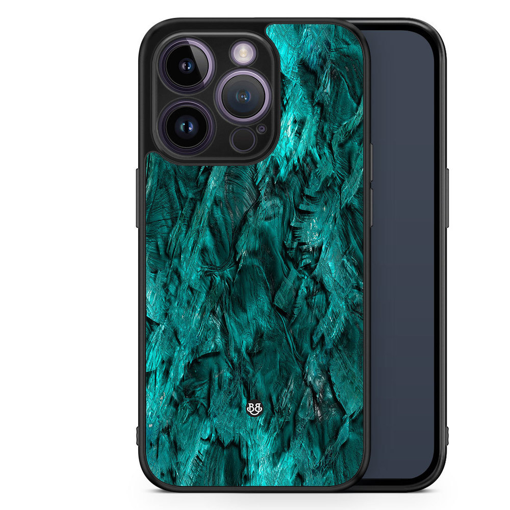 iPhone 14 Pro Case - Green Crystal