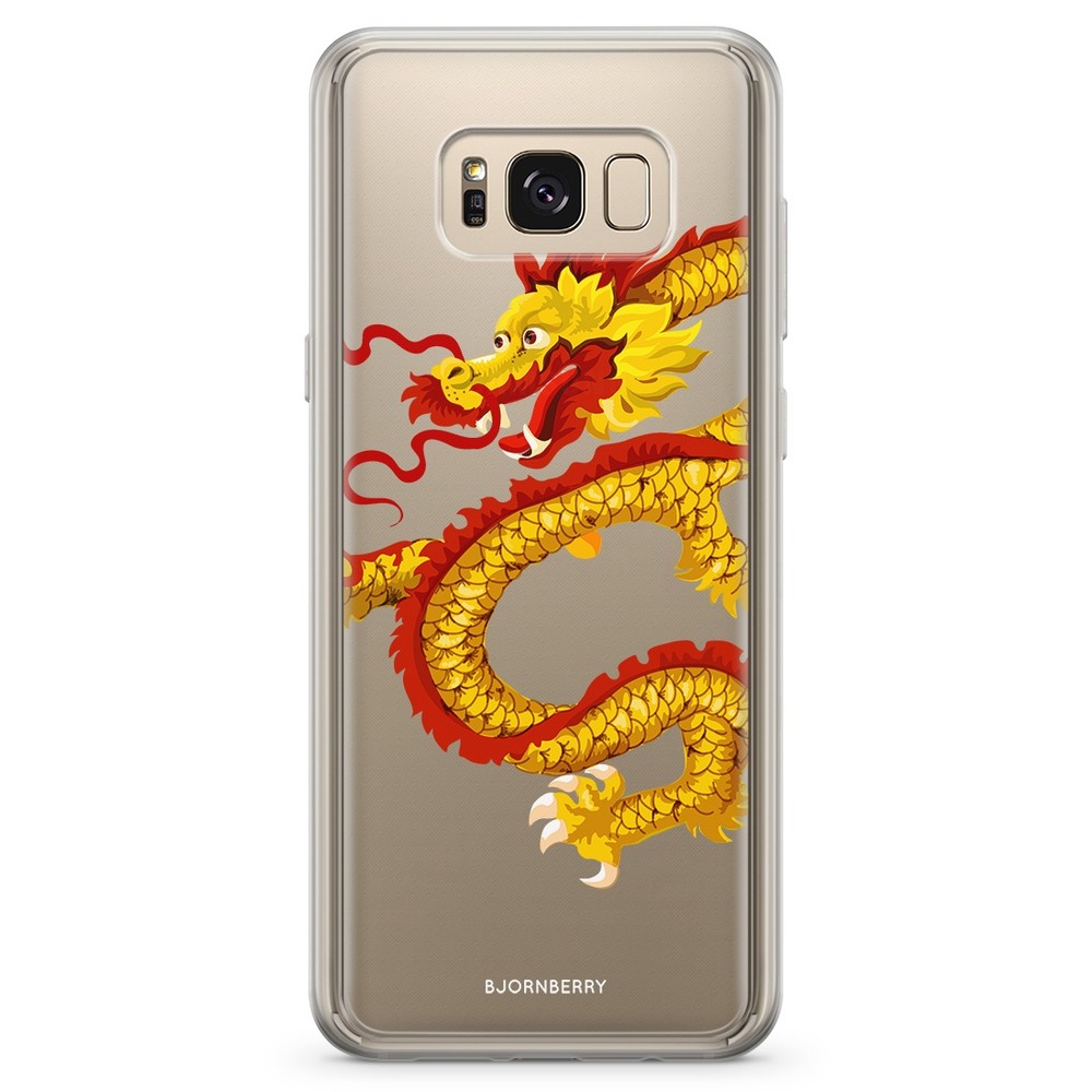 Samsung Galaxy S8 Plus Fashion Skal - Gul Drake