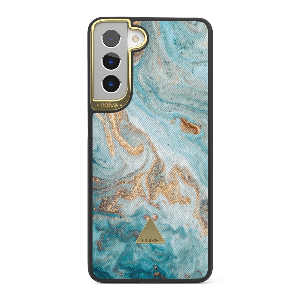Naive Samsung Galaxy S21 Case - Turquoise Dream