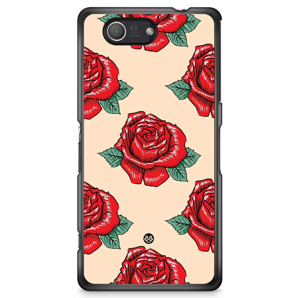 Sony Xperia Z3 Compact Case - Rose Pattern