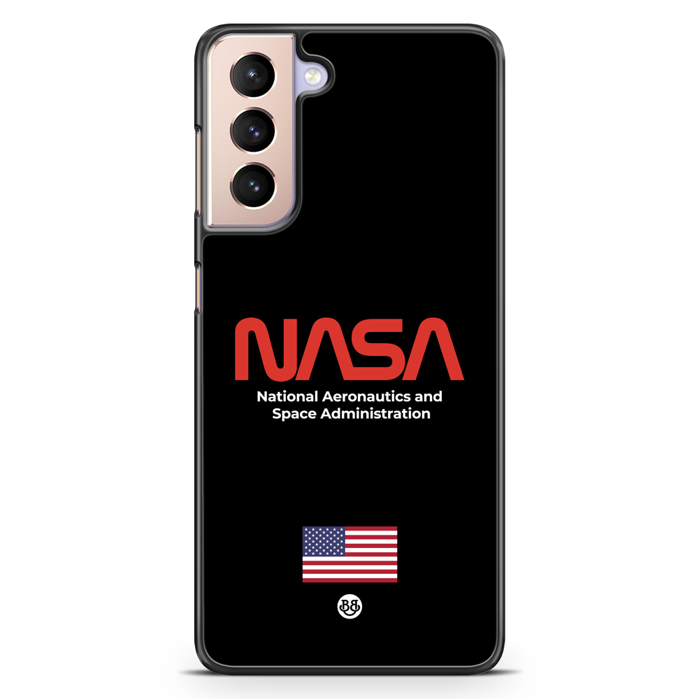 Samsung Galaxy S21 Case - NASA Worm Black