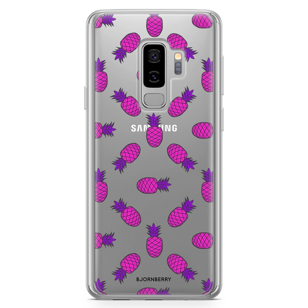 Samsung Galaxy S9 Plus Fashion Skal - Rosa Ananas