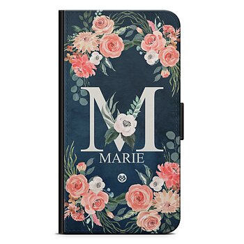 Samsung Galaxy S22 5G Custom Wallet Case - Monogram Name