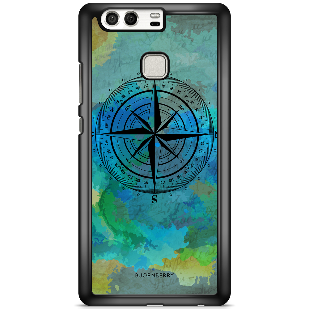 Huawei P9 Case - Compass Background