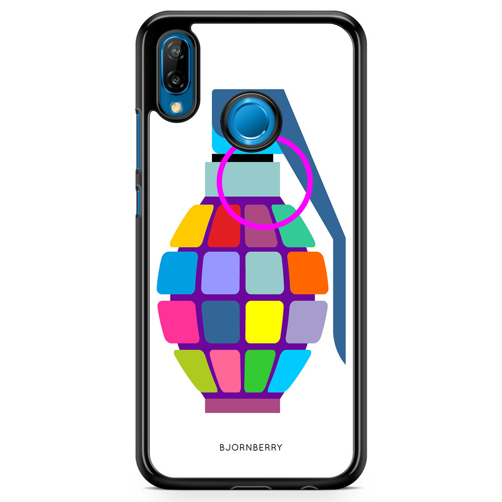 Huawei P20 Lite Case - Color Hand Granade