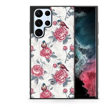 Samsung Galaxy S23 Ultra 5G Case - Roses and Birds