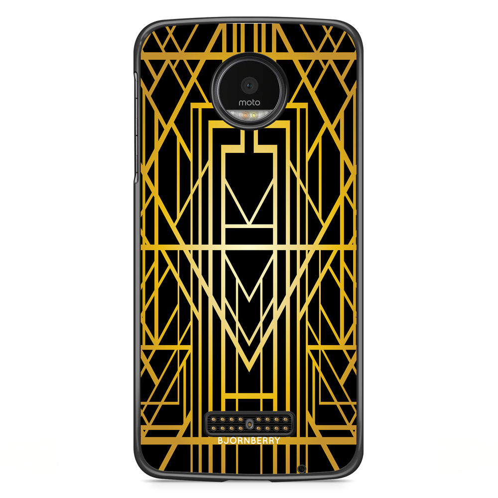Moto Z2 Play Case - Golden Pattern