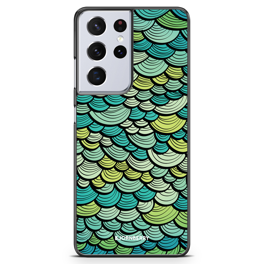 Samsung Galaxy S21 Ultra Case - Green Mermaid Scales