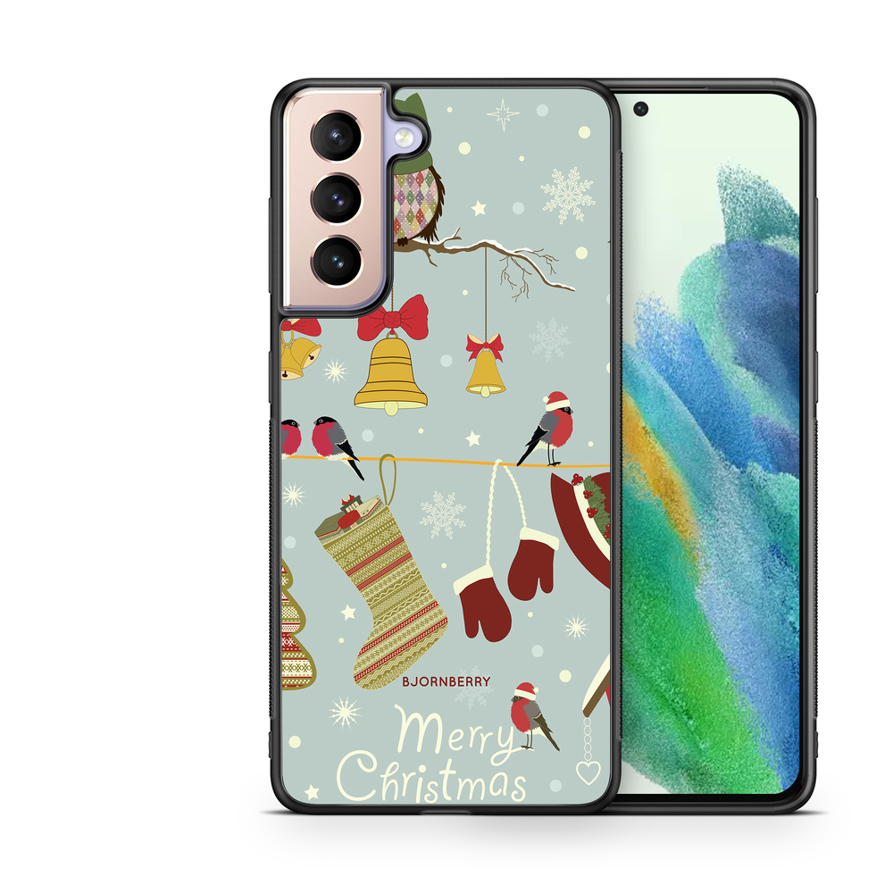 Samsung Galaxy S21 FE 5G Case - Christmas Owls