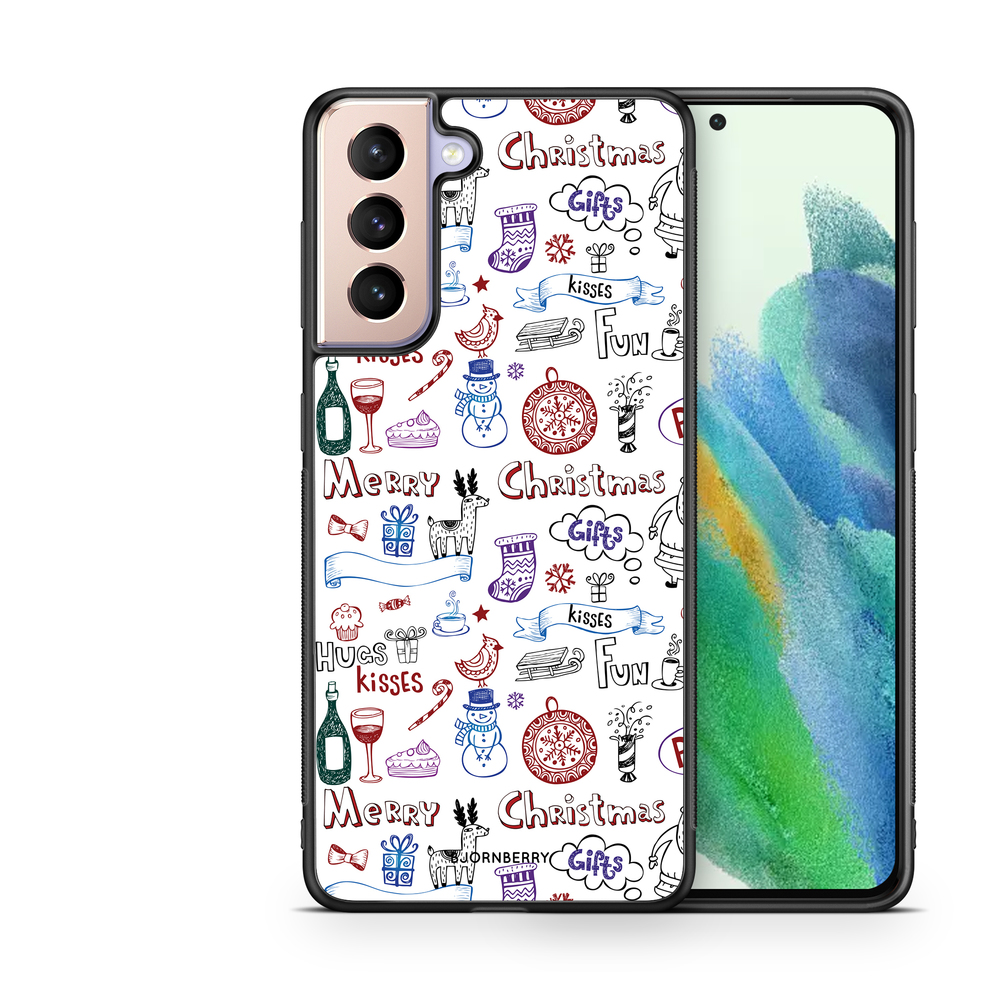 Samsung Galaxy S21 FE 5G Skal - Merry Christmas