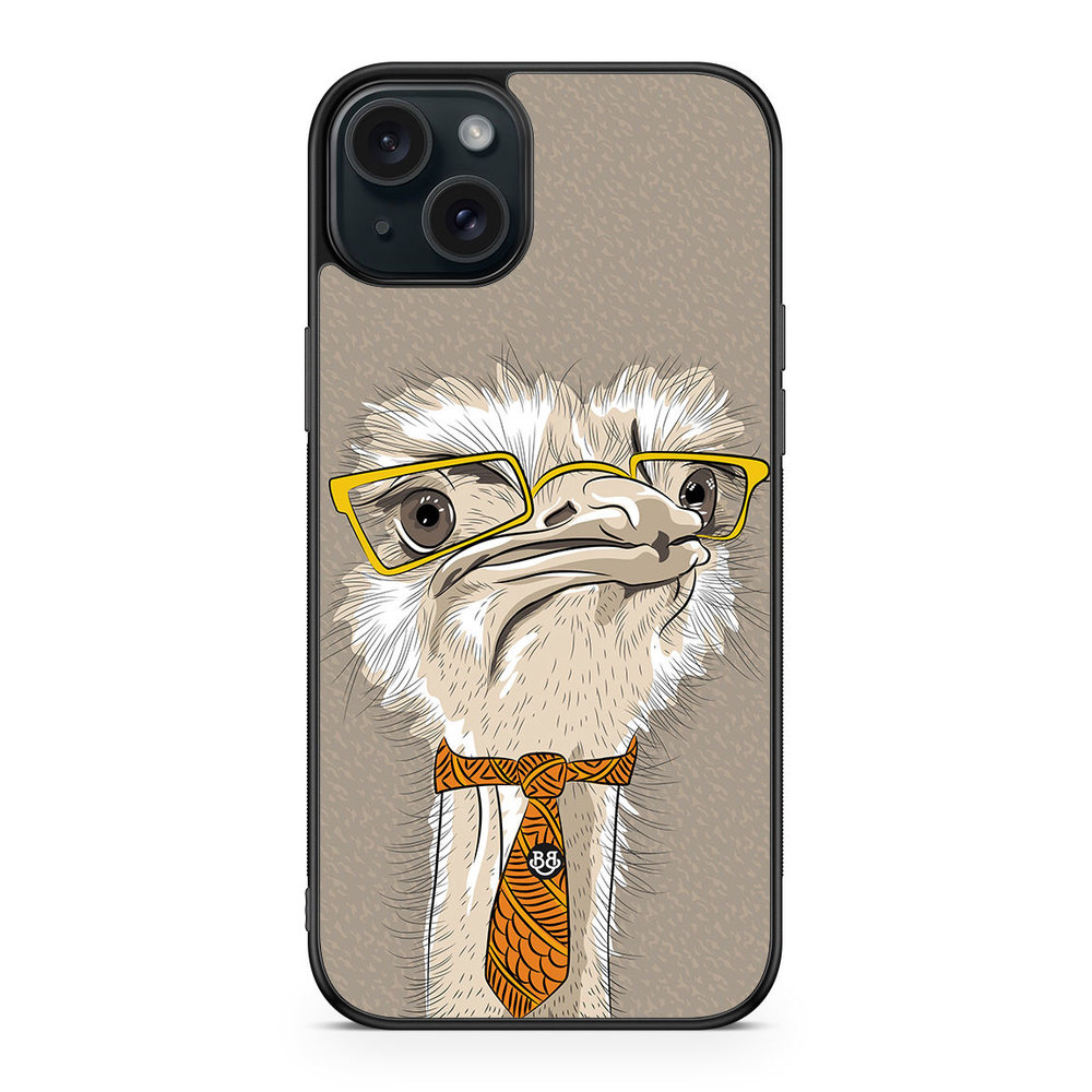 iPhone 15 Plus Case - Hipster Ostrich