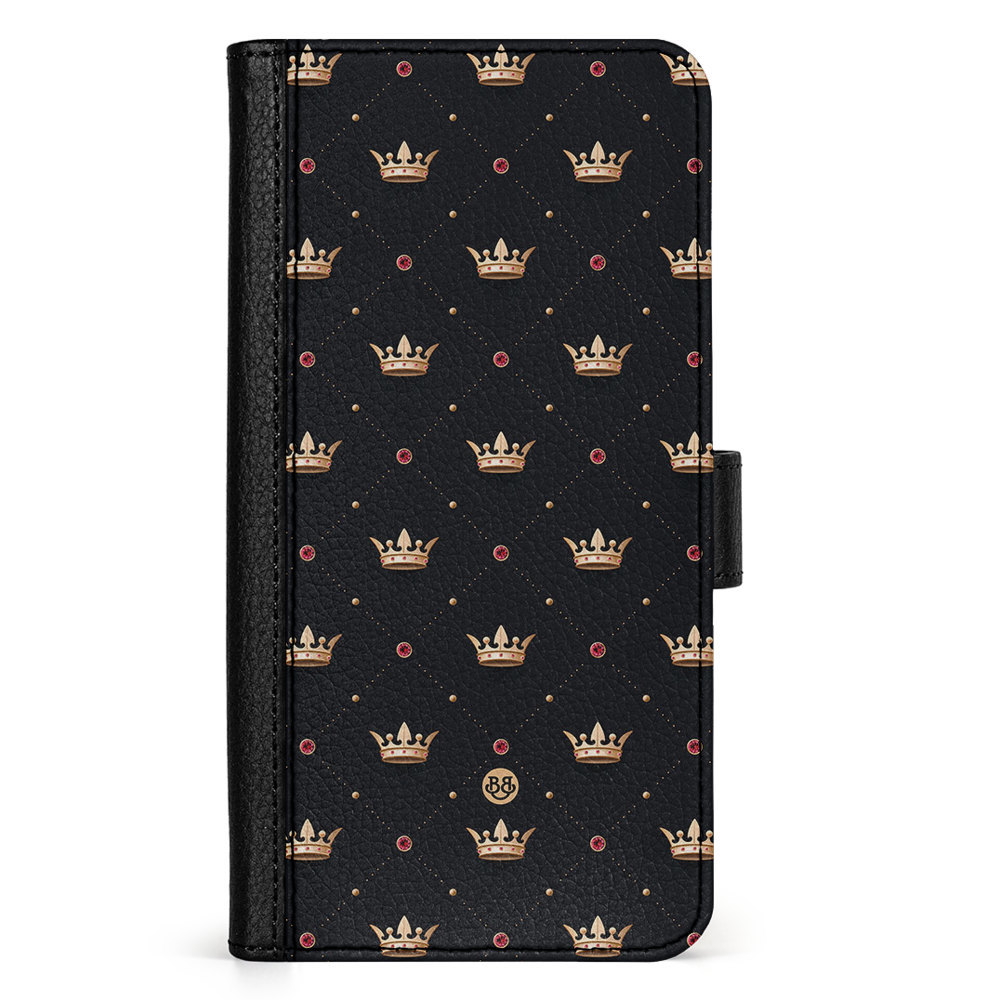 Doro 8050 Wallet Case - Golden Crowns