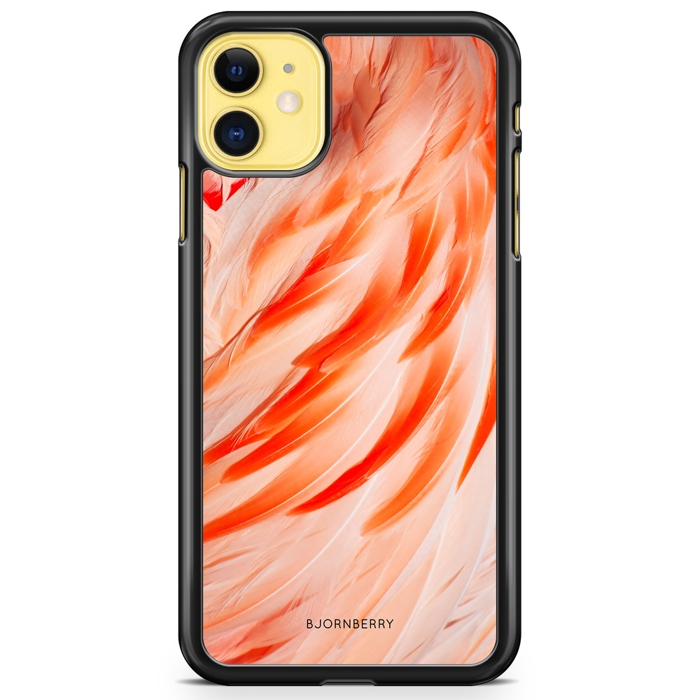 iPhone 11 Case - Flamingo Feathers