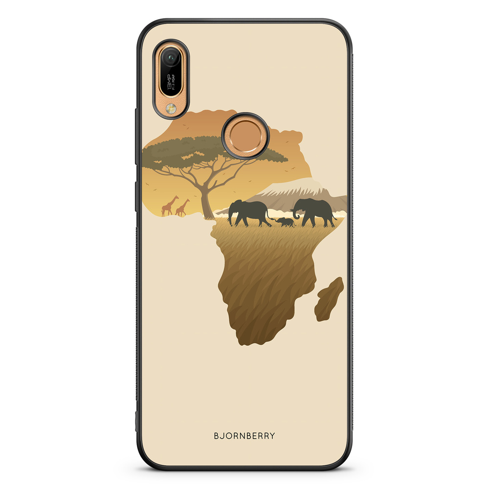 Huawei Y6 2019 Case - Africa Brown