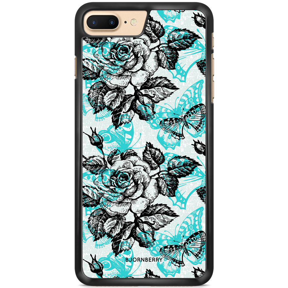 iPhone 7 Plus Case - Roses & Butterflies