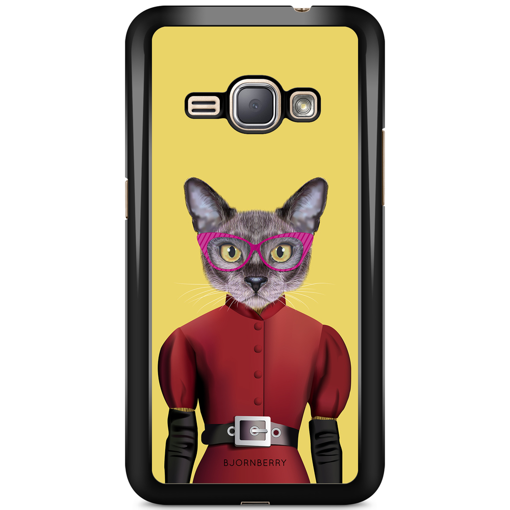 Samsung Galaxy J1 (2016) Case - Hipster Cat