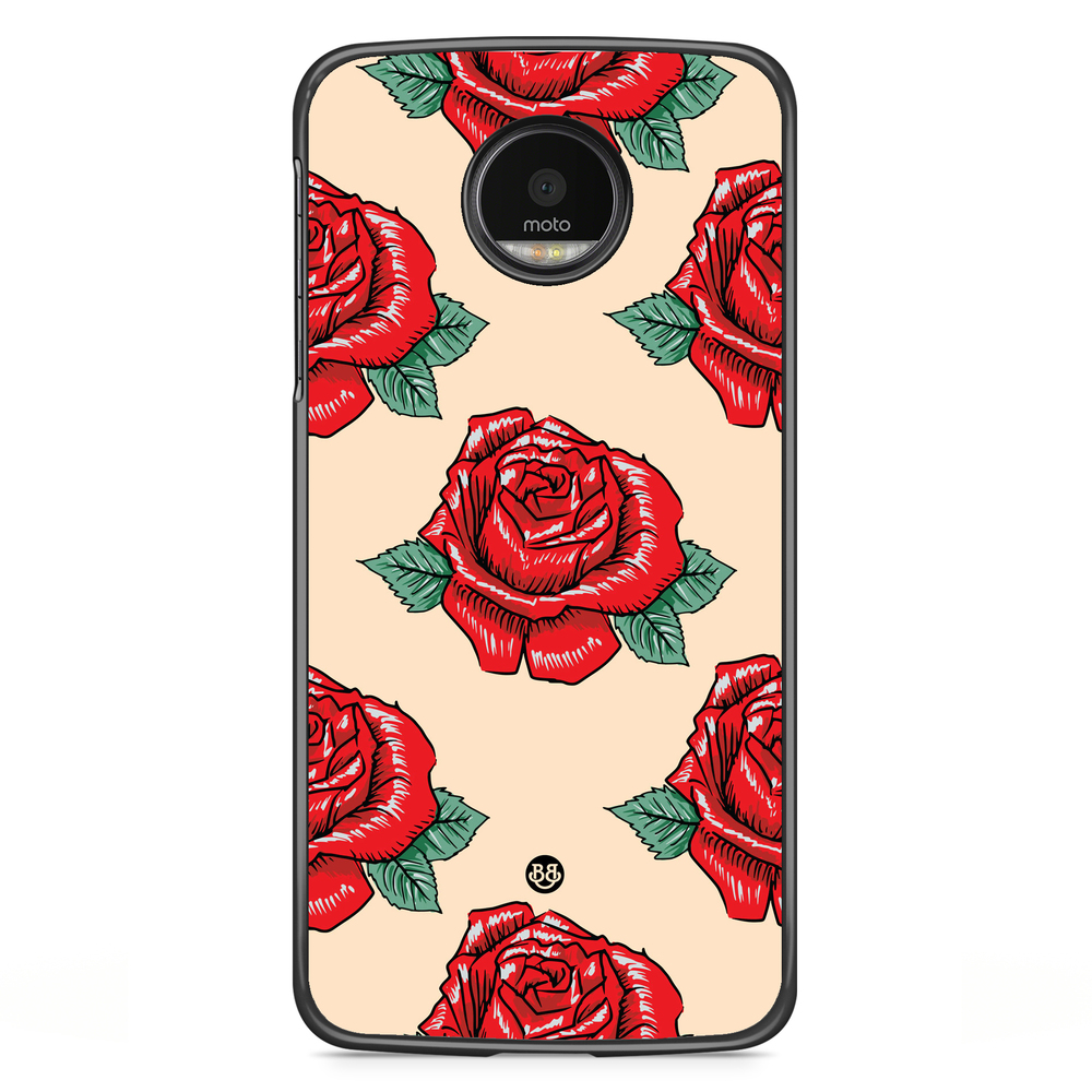 Motorola Moto G5S Plus Case - Rose Pattern