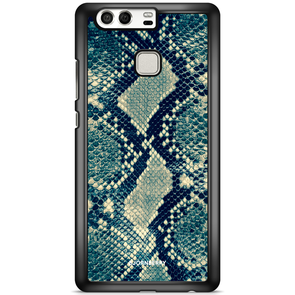 Huawei P9 Case - Blue Snakeskin