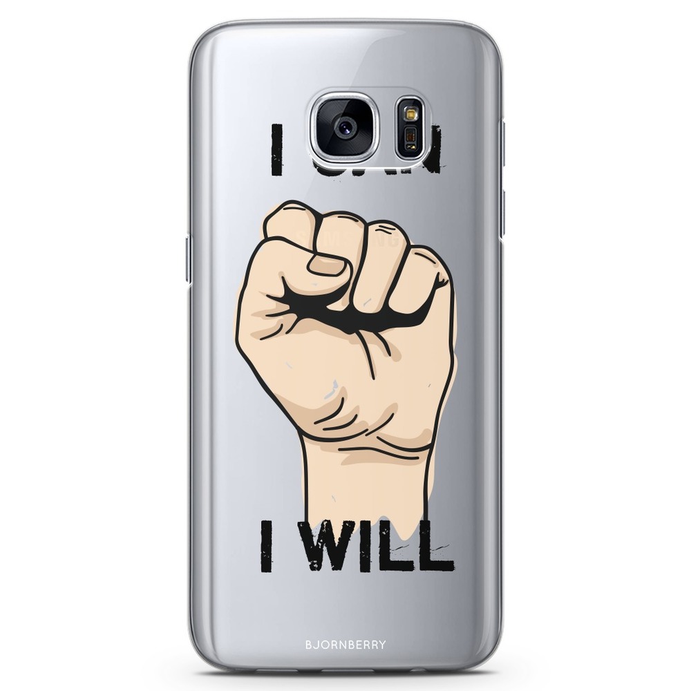 Samsung Galaxy S7 TPU Case - I CAN I WILL