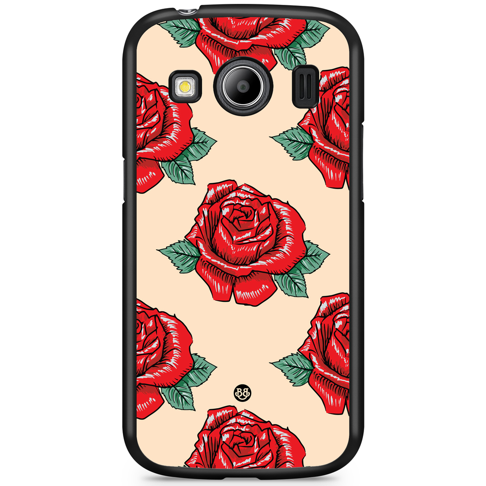 Samsung Galaxy Ace 4 Case - Rose Pattern
