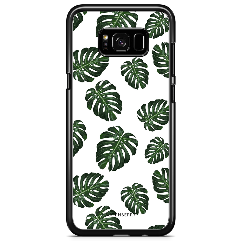 Samsung Galaxy S8 Plus Case - Monstera Pattern