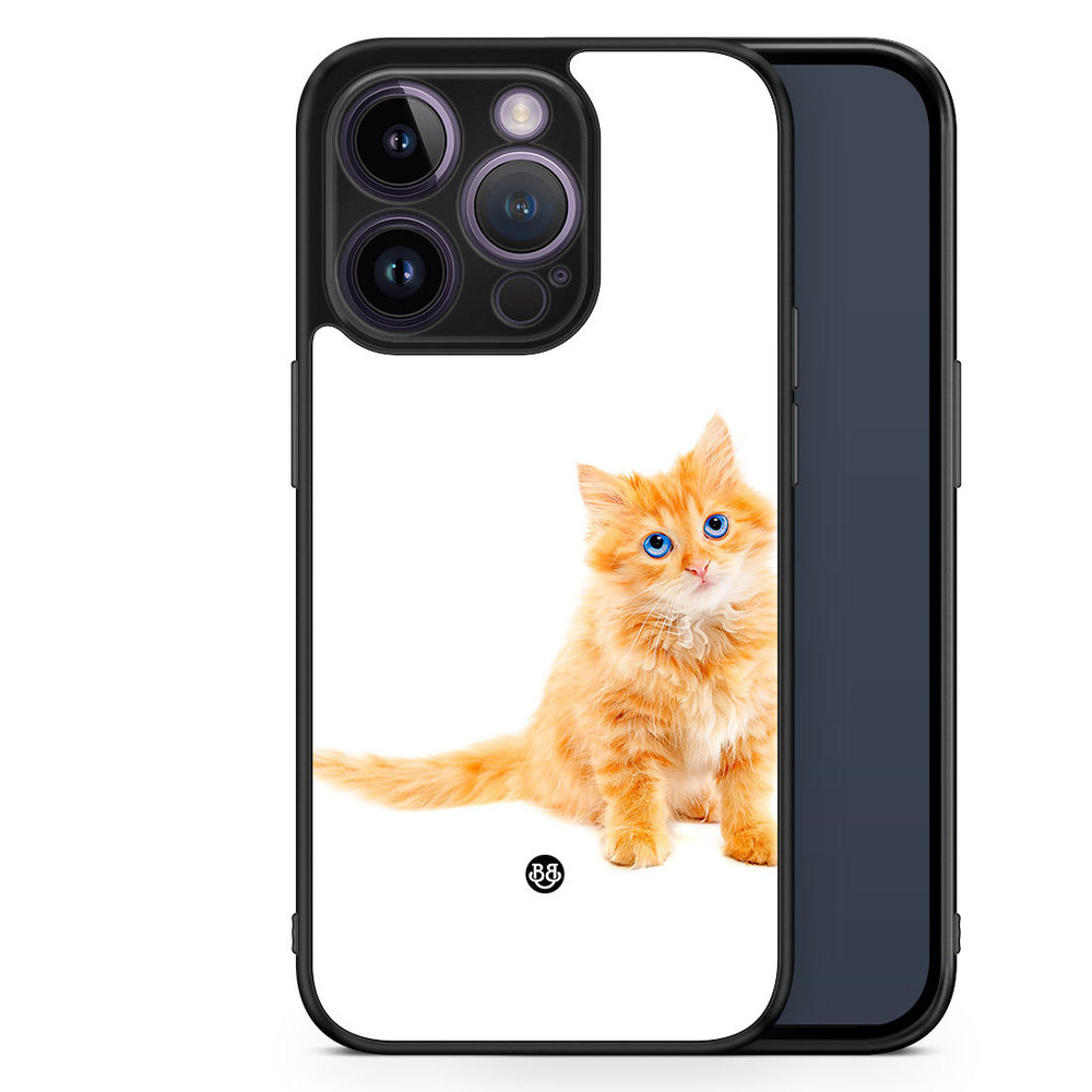 iPhone 14 Pro Case - Small brown cat