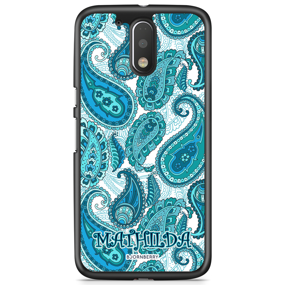 Moto G4/G4 Plus Case Custom - Paisley Name