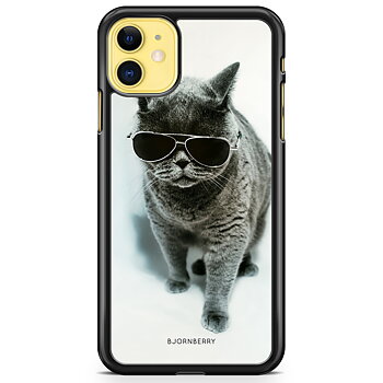 iPhone 11 Skal - Katt Glasögon