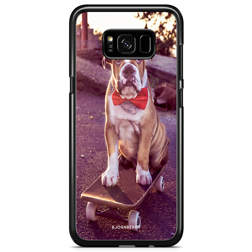 Samsung Galaxy S8 Case - Bulldog skateboard