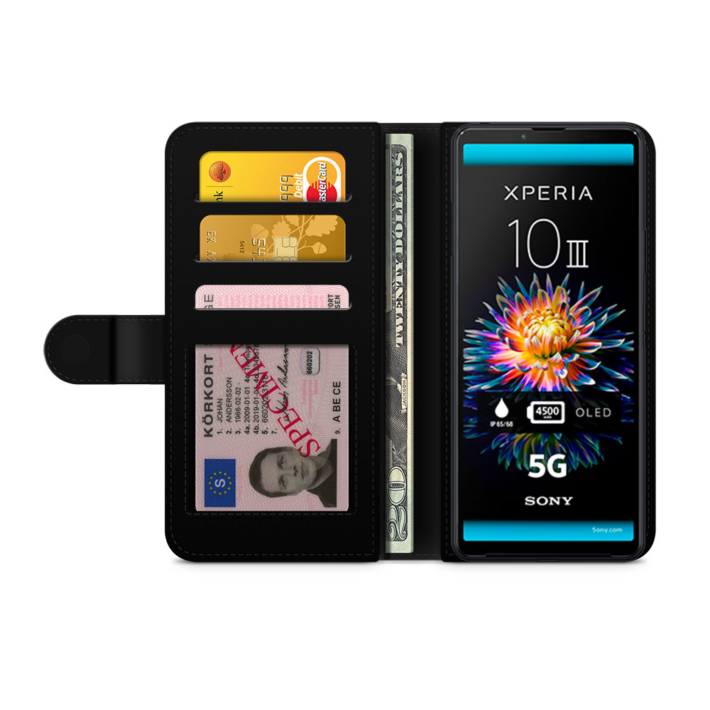 Sony Xperia 10 III Wallet Case - Egg Pattern - 2