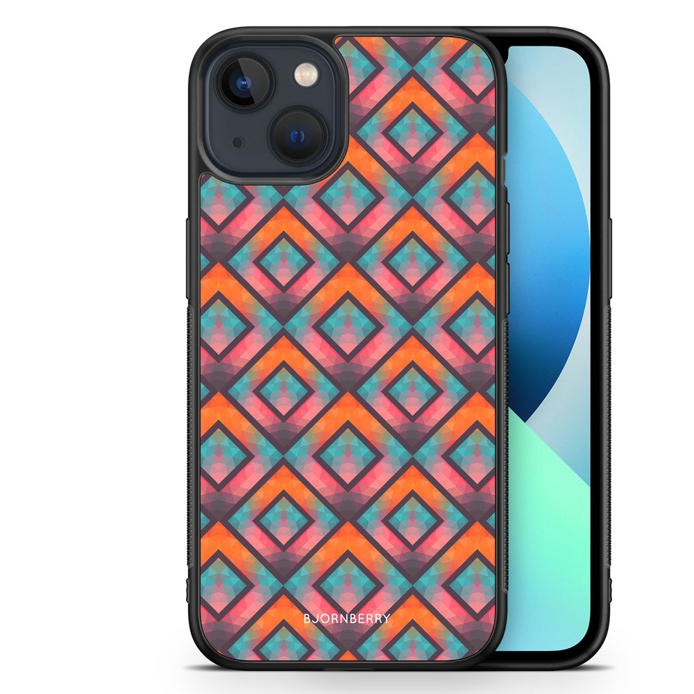 iPhone 13 Mini Case - Retro Squares