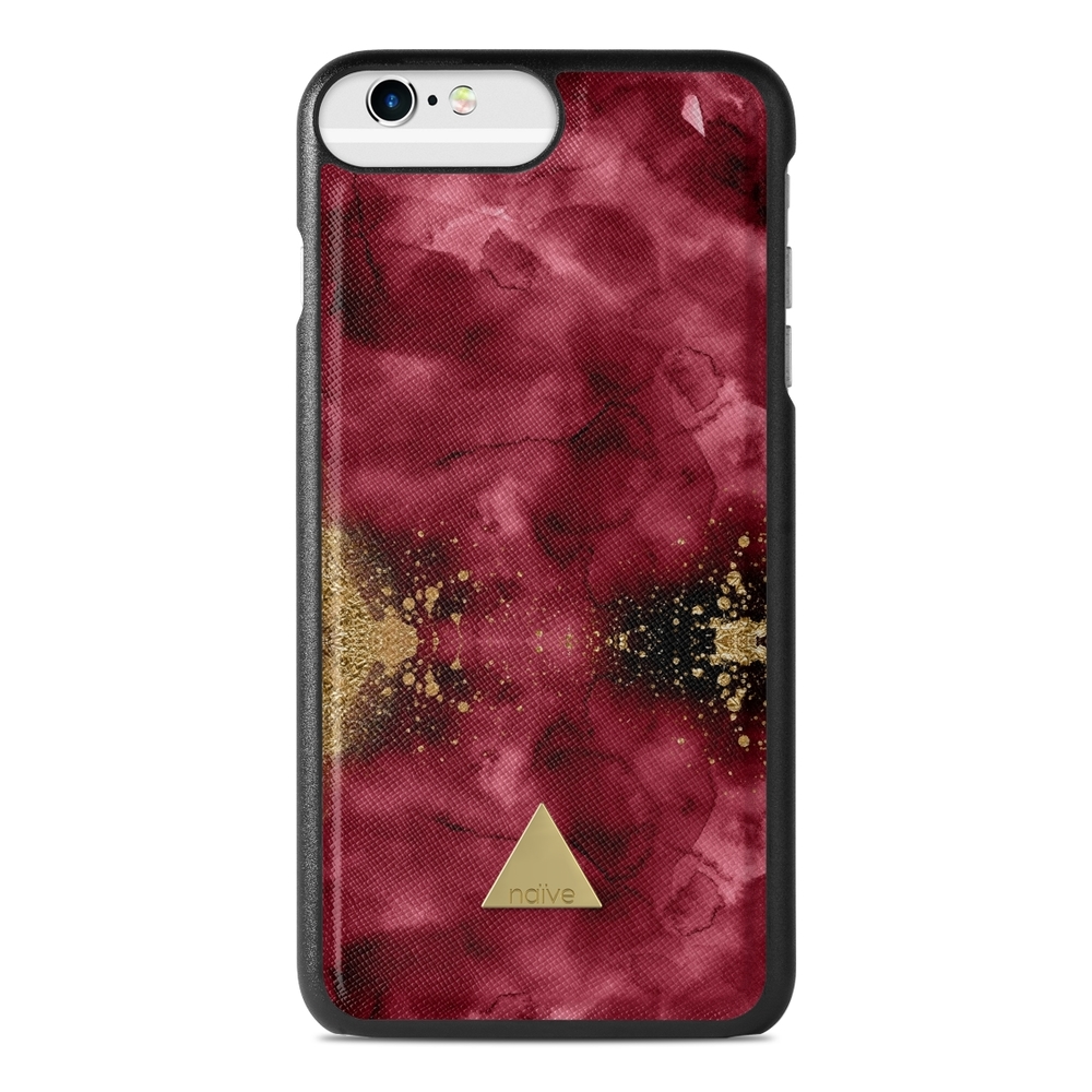 Naive iPhone 6 Plus / 6s Plus Case - Burgendy Shimmer
