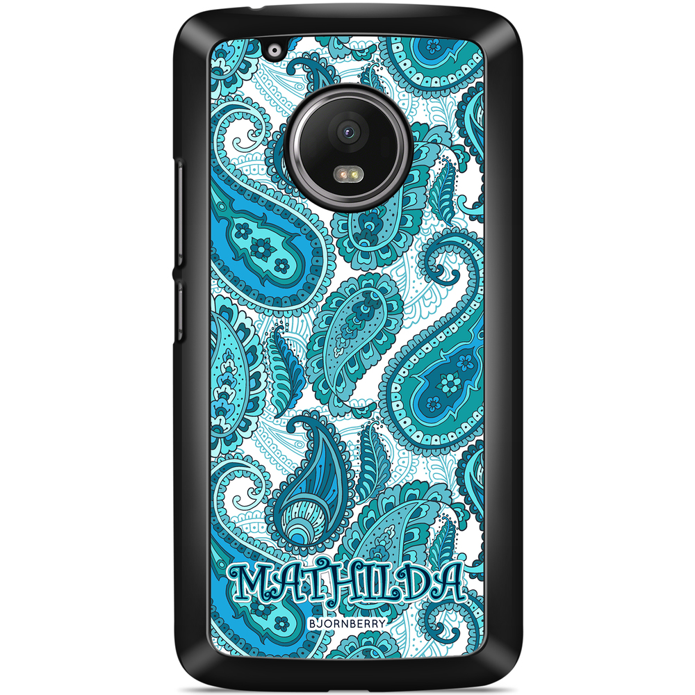Moto G5 Plus Case Custom - Paisley Name