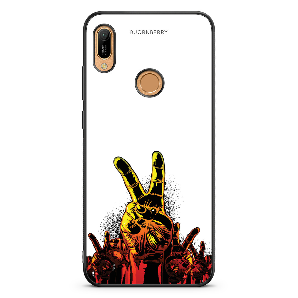 Huawei Y6 2019 Case - Peace Hands
