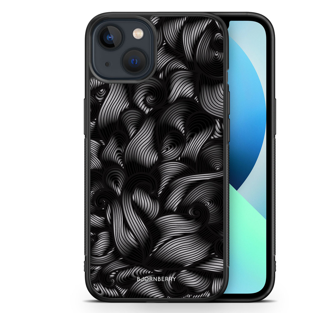 iPhone 13 Mini Case - Black Waves