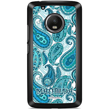 Moto G5 Case Custom - Paisley Name