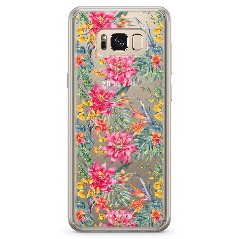 Samsung Galaxy S8 Plus Fashion Skal - Exotiska Blommor