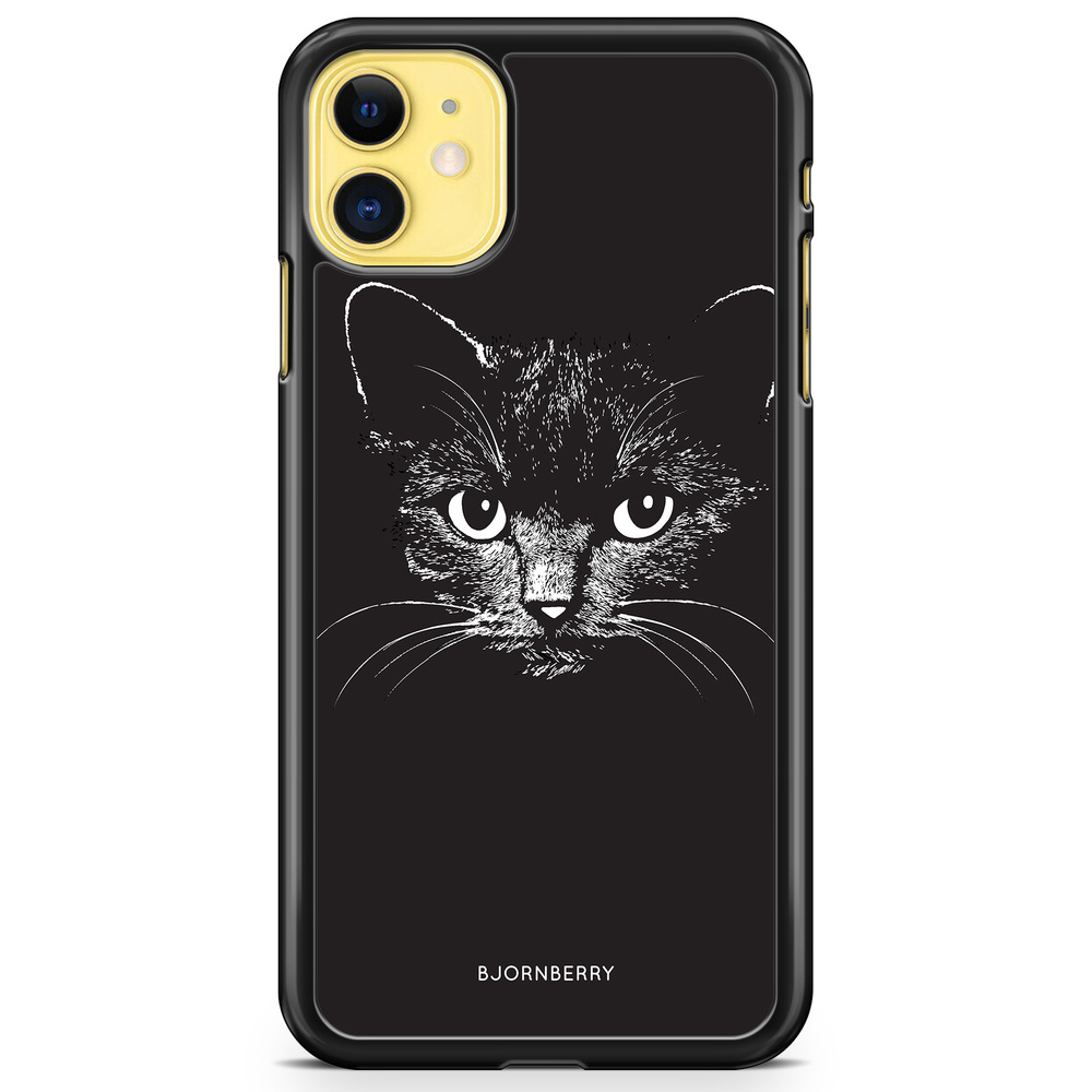 iPhone 11 Case - Black/White Cat