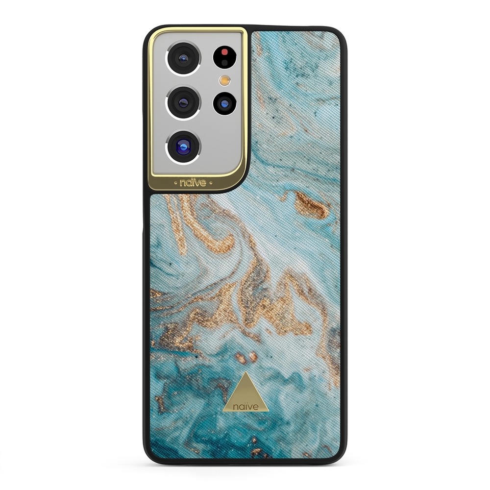 Naive Samsung Galaxy S21 Ultra Case - Turquoise Dream
