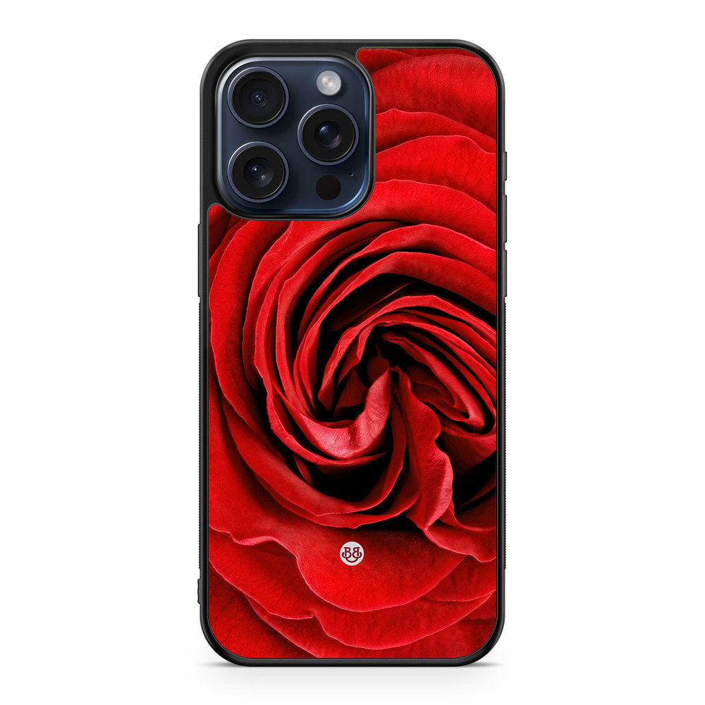 iPhone 15 Pro Max Case - Red Rose