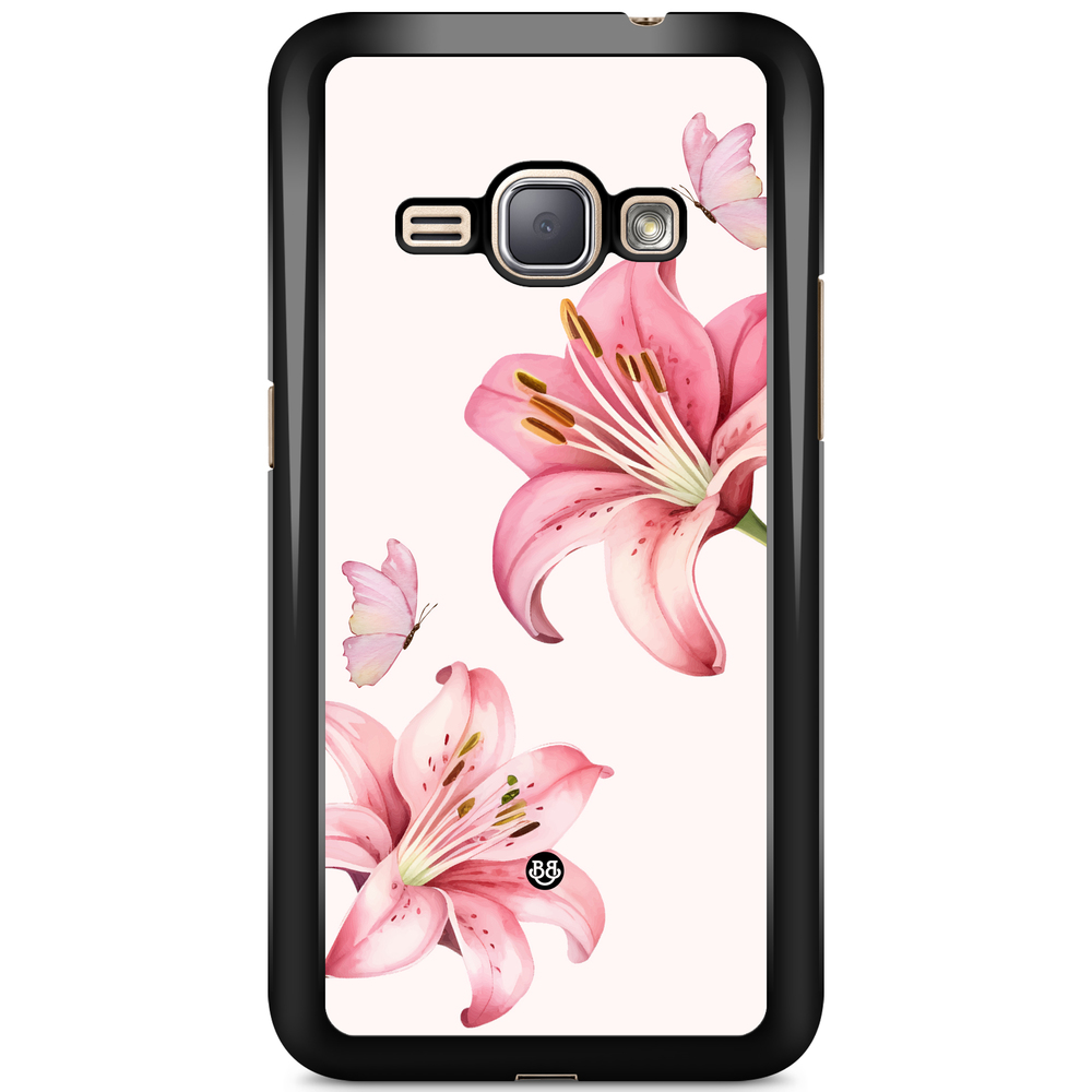 Samsung Galaxy J1 (2016) Case - WILD BLOOM - Pink Lily