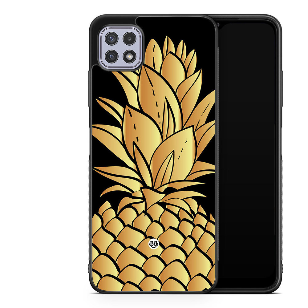 Samsung Galaxy A22 4G Case - Gold Pineapple