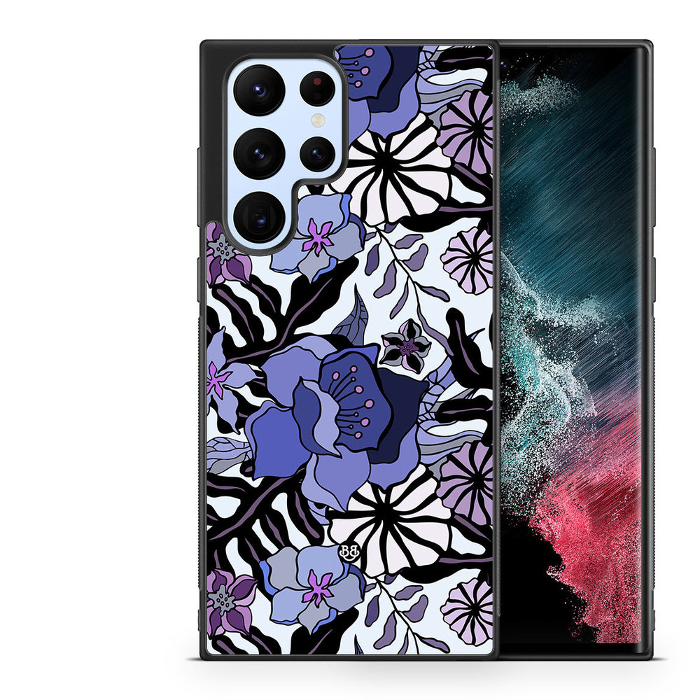 Samsung Galaxy S23 Ultra 5G Case - Purple Flowers