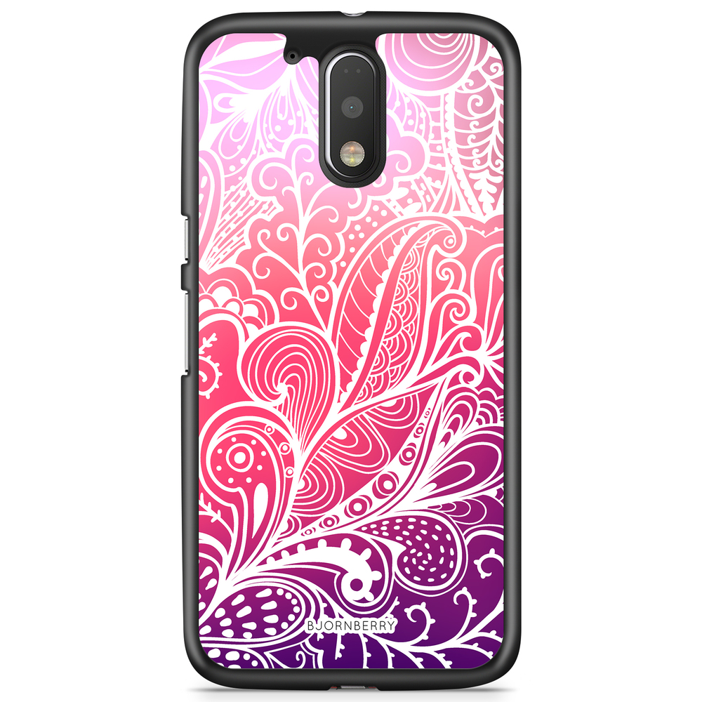 Moto G4/G4 Plus Skal - Färgglada Blommor