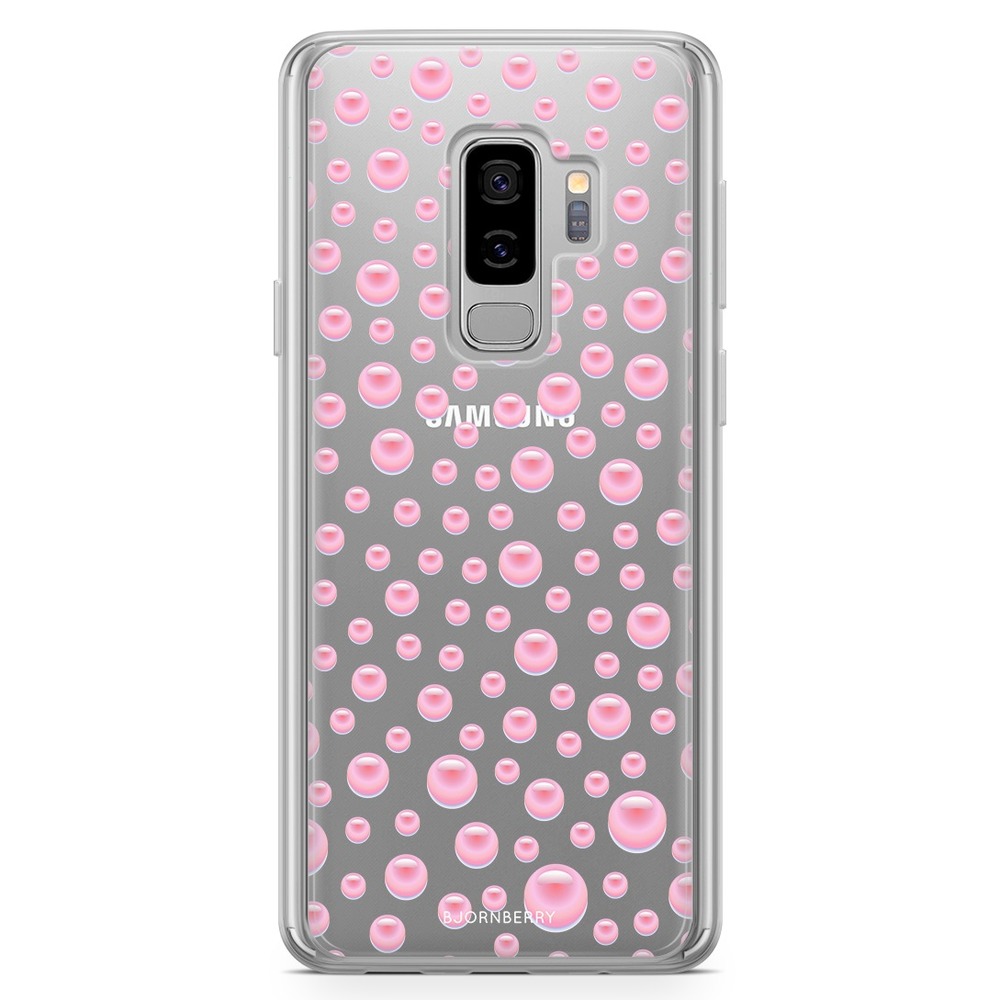 Samsung Galaxy S9 Plus Fashion Case - Pink Pearls